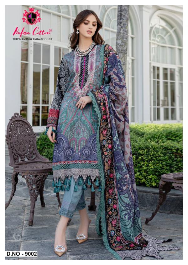 Nafisa Monsoon Vol 9 Karachi Cotton Dress Material Collection